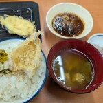 だるまの天ぷら定食 - 