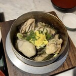 天吉 - 天吉釜飯セットの牡蠣釜飯