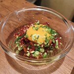 日日夜夜 - ハラミユッケ　700円