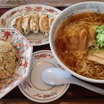 一番亭 沼津東名インター店 - まるとくらーめんセット(麺大盛)