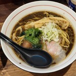 ラーメン屋 切田製麺 - 黒醤油‥待望のアップ図…。