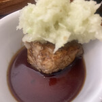 豚ステーキ十一 - わさびおろし…オーン！