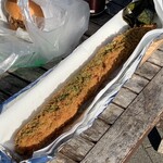 百縁むすび - 料理写真:「ねぎ一本フライ」¥600