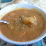 ナマステスパイス - ランチの野菜カレーをアップで