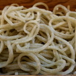 そばきり 日曜庵 - メッシュもいろいろ。粗挽き。２０メッシュ入り。
