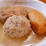 千鳥 - がんも、鶏だんご、ウインナー巻き