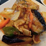 味来 茶酒坊 - なすと豚肉味噌炒め