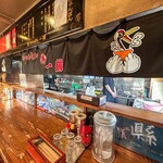 ちゃんぽん 一鶴 - カウンター席