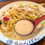ちゃんぽん 一鶴 - ちゃんぽん 麺マシ