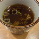 蕎麦切り かんべえ - 蕎麦湯割り