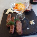 小料理屋べん - 帯広牛のステーキ