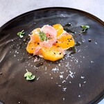 小料理屋べん - 柿と生ハム