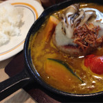 ステーキのあさくま  - 2014/11/9  南瓜スープ煮込みハンバーグ セット！旨し！