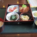 田園プラザかわば ビールレストラン 武尊 - 田プラ定食　1280円