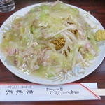 來來來 - 皿うどん　細めん　大盛り　1,000円　2014.11