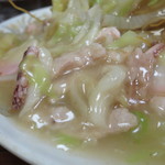 來來來 - 皿うどん　細めん　大盛り　1,000円　2014.11