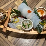 三陸鮮魚と炭焼牛たん かっこ - 