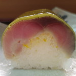 八寸 - 鯖寿司アップ