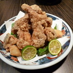 松もと - 大好物の河豚の唐揚げ。
