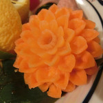 ゆるり 中華食堂 癒食同源 - ほんと綺麗な飾り包丁です。