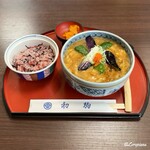 初駒 - かきたま餡かけ蕎麦と週替わりご飯のセット