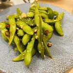 原価ビストロチーズプラス - 枝豆のペペロンチーノ