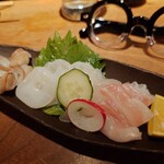 かこも - ミズダコ&真鯛のお造り♪