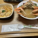 セブンイレブン - 料理写真:2025年12月 味しみロースかつ丼と松葉ガニの味噌汁