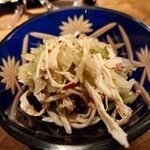 かこも - 鶏むね肉とザーサイの胡麻和え♪