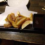 魚貝三昧 雛 - ポテトフライ350　ソースで 2014/11