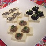 タルマッシュ - スクガラス、わたがらす、イカ墨豆腐セット
