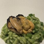 A TUTTA - ジェノベーゼのリゾット、岩手県ムール貝