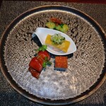 中国飯店 富麗華 - 前菜四種盛り合わせ