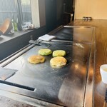 ステーキ・鉄板焼 みくら - じっくりふわふわパンケーキを焼いてくださいます