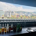 ステーキ・鉄板焼 みくら - 少し木々が色づき始めたところ