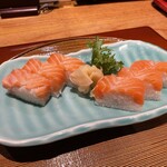 魚山人 - 料理写真:マスの押し寿司