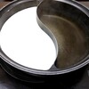 しゃぶ葉 - 基本出汁と帆立豆乳 (帆立感はあまり無し､､､)