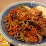 焼きたてのかるび - 焼いた牛肉は美味いなぁ