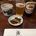 丸五 - お通しは昆布　出汁、効いてます