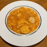 回頭 - ホタテと玉子のチリソース煮(¥1,580)