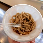 越前そばの里 - そばの試食
