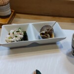 鮨処 匠 - 付きだしと髙清水