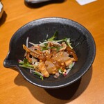 鮨 こしかわ - ふぐのぶつ切り、テッピ、あん肝ポン酢