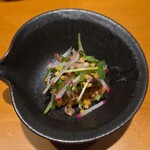 鮨 こしかわ - ふぐのぶつ切り、テッピ、あん肝ポン酢