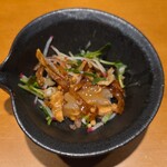 鮨 こしかわ - ふぐのぶつ切り、テッピ、あん肝ポン酢
