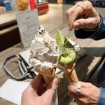 Gelateria FELICE - 緑のがピスタチオ！