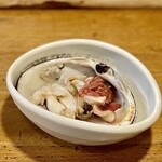 焼貝うぐいす - 焼貝③  ホッキ貝酒盗焼き