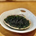 焼貝うぐいす - 焼貝②   大あさり生海苔焼き