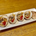 焼貝うぐいす - 焼貝①   白貝