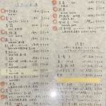 しおて - 日本酒メニュー（2025.11某日）